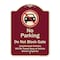 Signmission Designer Series-No Parking Don't Block Gate Unauthorized Vehicle Towed Away, 24" x 18", BU-1824-9953 A-DES-BU-1824-9953 - alternate 1